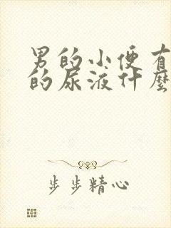 男的小便有红色的尿液什么原因