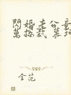 闪婚老公竟是亿万总裁 慕珂瑶