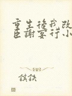 重生后我改嫁权臣谢宴行小说