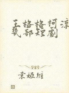 王格格柯淳合作几部短剧