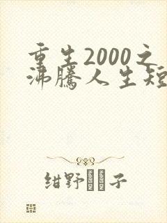 重生2000之沸腾人生短剧