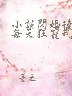 小说闪婚后大叔每天狂宠我免费阅读