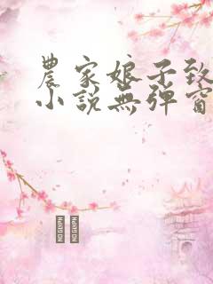 农家娘子致富记小说无弹窗