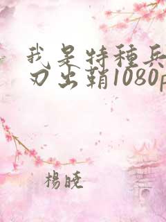 我是特种兵之利刃出鞘1080p下载