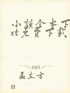 小说全本下载txt免费下载