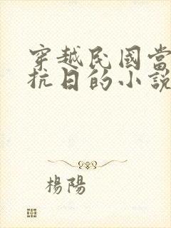 穿越民国当土匪抗日的小说