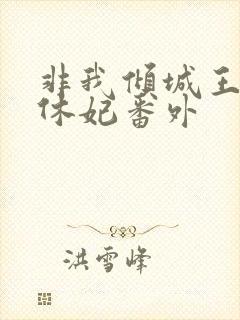 非我倾城王爷要休妃番外