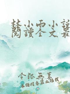 林小雨小说免费阅读全文最新章节