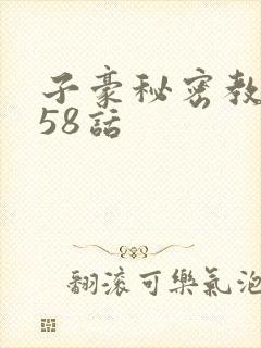 子豪秘密教学258话
