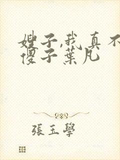 嫂子,我真不是傻子叶凡