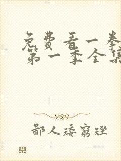 免费看一拳超人 第一季全集