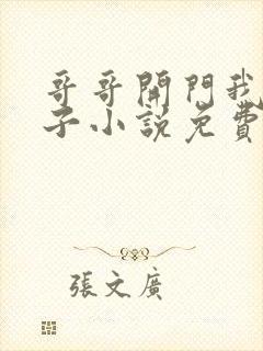 哥哥开门我是嫂子小说免费在线阅读