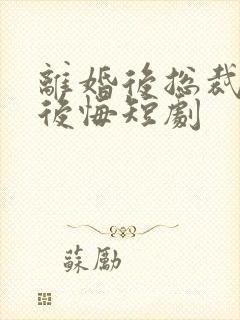 离婚后总裁老婆后悔短剧