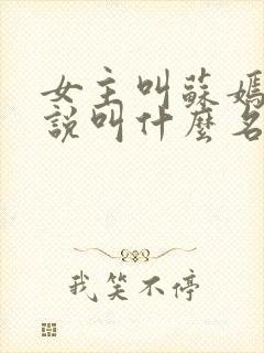 女主叫苏嫣的小说叫什么名字