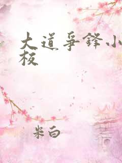 大道争锋小说精校