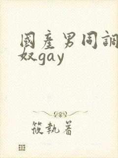 国产男同调教男奴gay