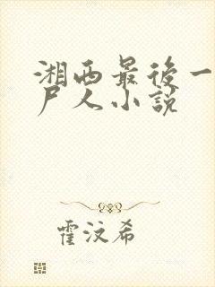 湘西最后一个赶尸人小说