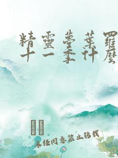 精灵梦叶罗丽第十一季什么时候出