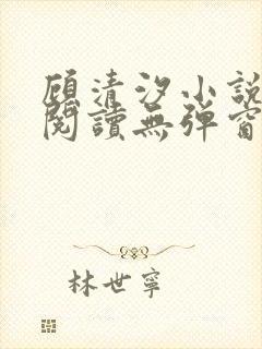 顾清汐小说免费阅读无弹窗