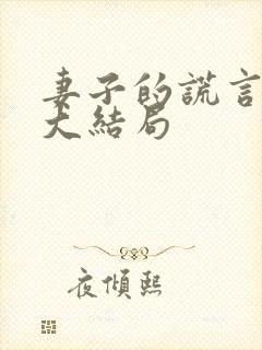 妻子的谎言几集大结局