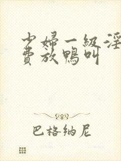 少妇一级淫片免费放鸭叫