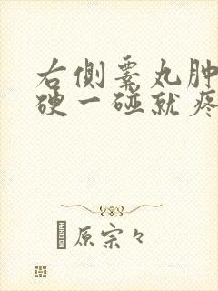 右侧睾丸肿大变硬一碰就疼