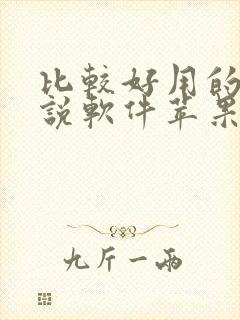 比较好用的看小说软件苹果