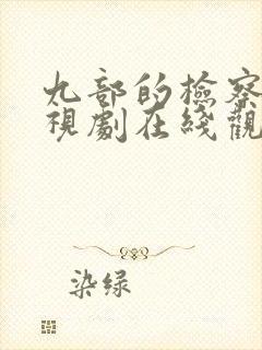 九部的检察官电视剧在线观看超清