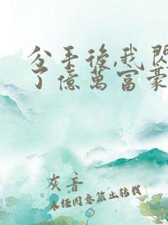 分手后,我闪婚了亿万富豪