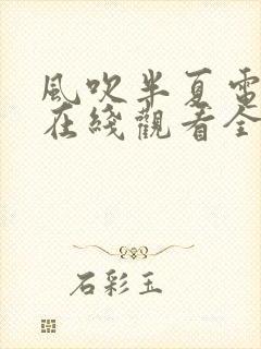 风吹半夏电视剧在线观看全集免费播放