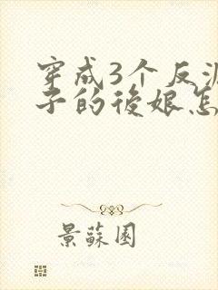 穿成3个反派崽子的后娘怎么为小说