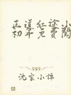 正道红途小说李初年免费阅读无弹窗