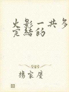 火影一共多少集完结的