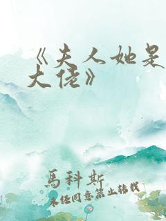 《夫人她是满级大佬》