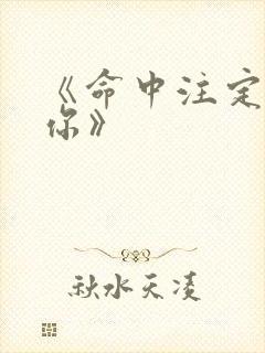 《命中注定爱上你》