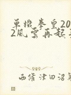 单机拳皇2002风云再起手机版下载