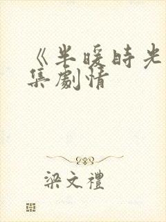 《半暖时光》分集剧情