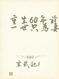 重生60年前这一世只为妻儿短剧免费全集