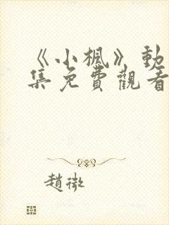 《小枫》动漫全集免费观看