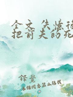 全文 失忆后错把前夫的死对头当老公