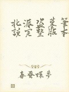 北派盗墓笔记小说完整版本