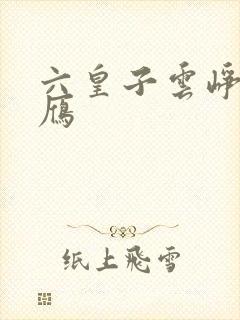 六皇子云峥沈落雁