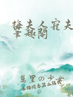 梅夫人宠夫日常笔趣阁