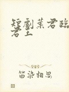 短剧叶君临暗夜君王