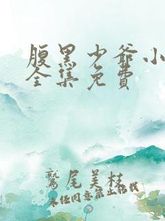 腹黑少爷小甜妻全集免费