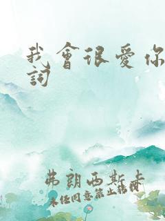 我会很爱你 歌词