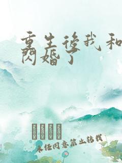 重生后我和情敌闪婚了