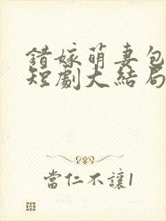 错嫁萌妻包甜的短剧大结局