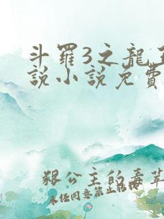 斗罗3之龙王传说小说免费阅读