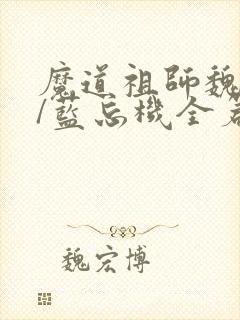 魔道祖师魏无羡/蓝忘机全篇